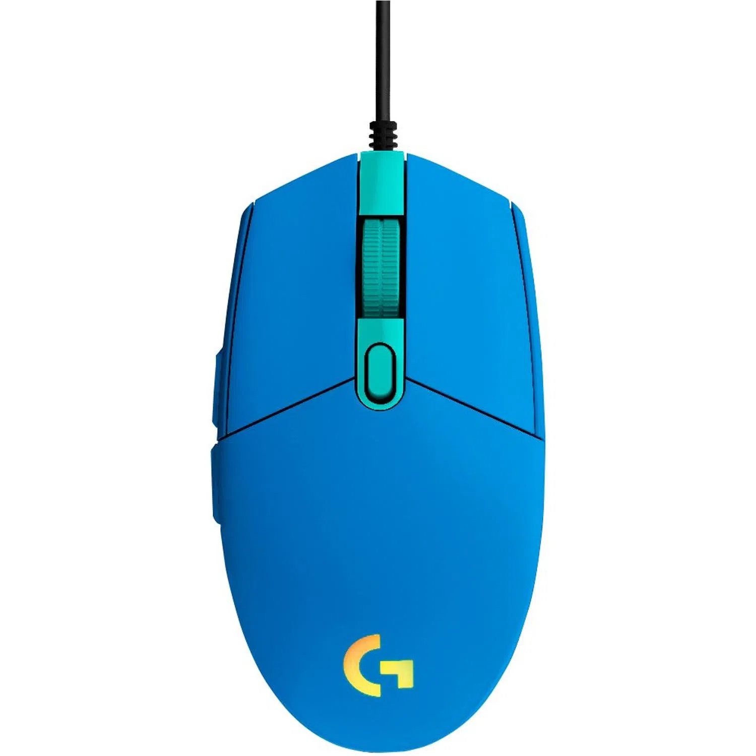 Mouse Gamer G203 RGB Lightsync USB Azul