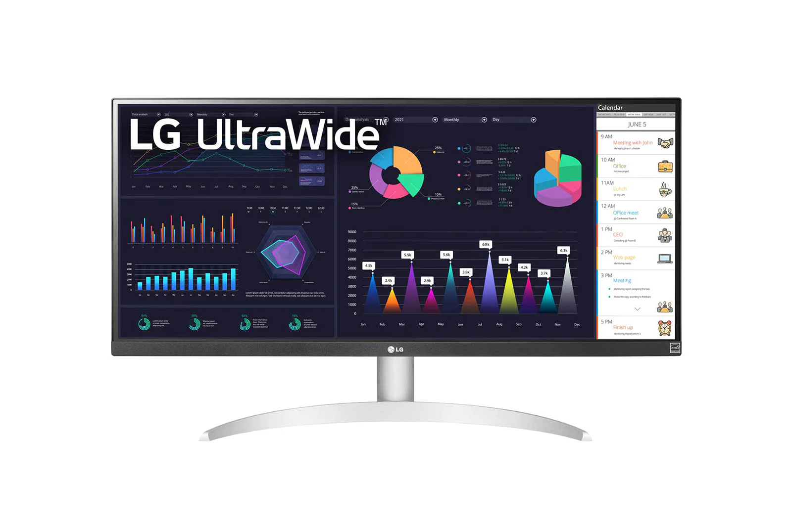 Monitor LG UltraWide 29WQ600-W  29